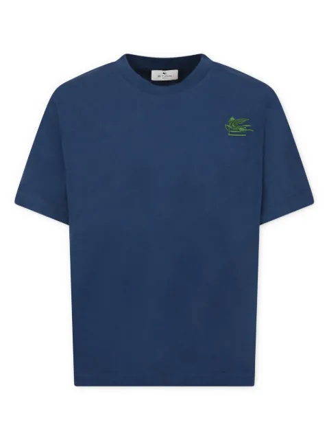 ETRO KIDS logo-embroidered T-shirt 