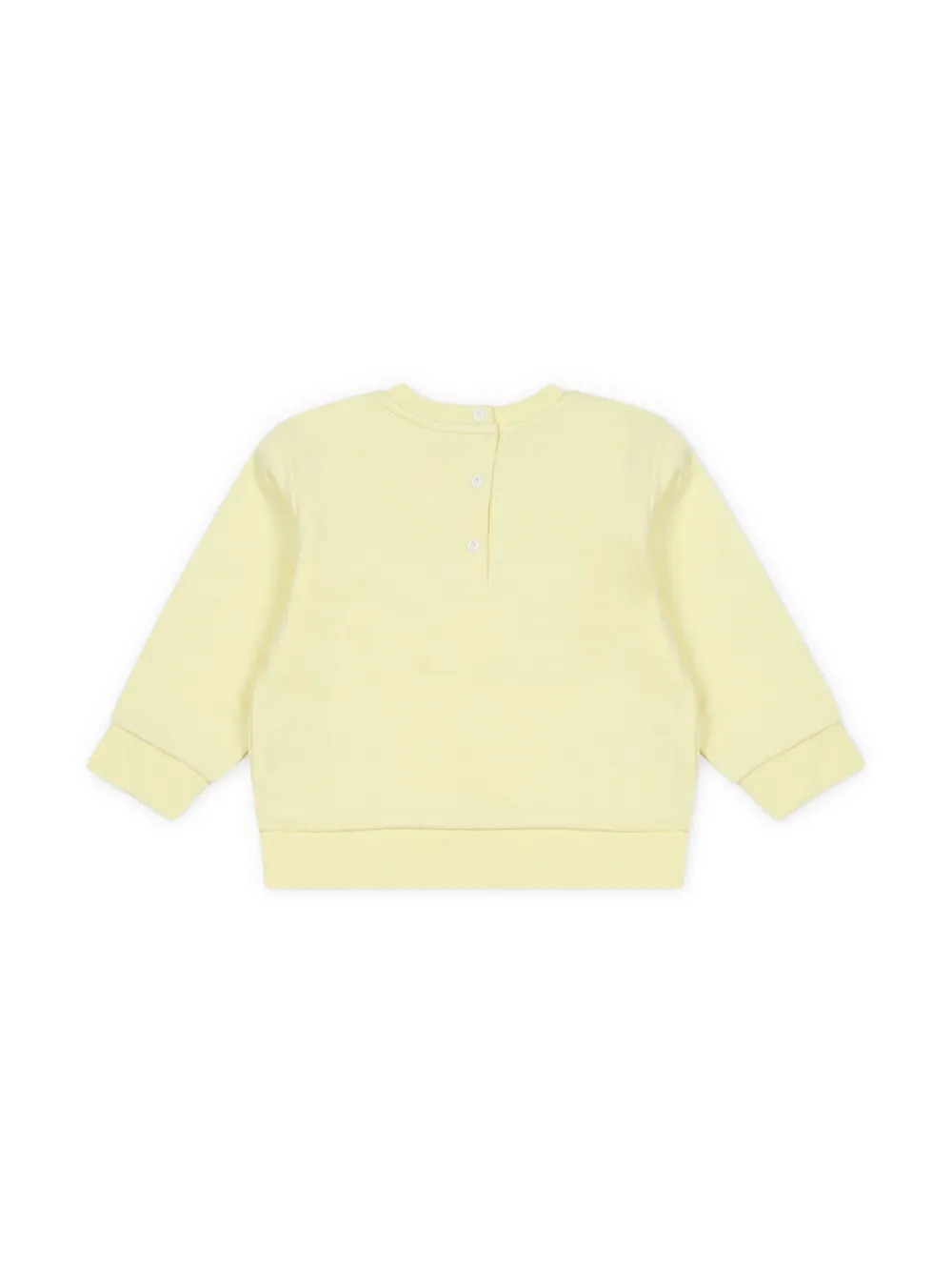 Fendi Kids Sweater met geborduurd logo Geel