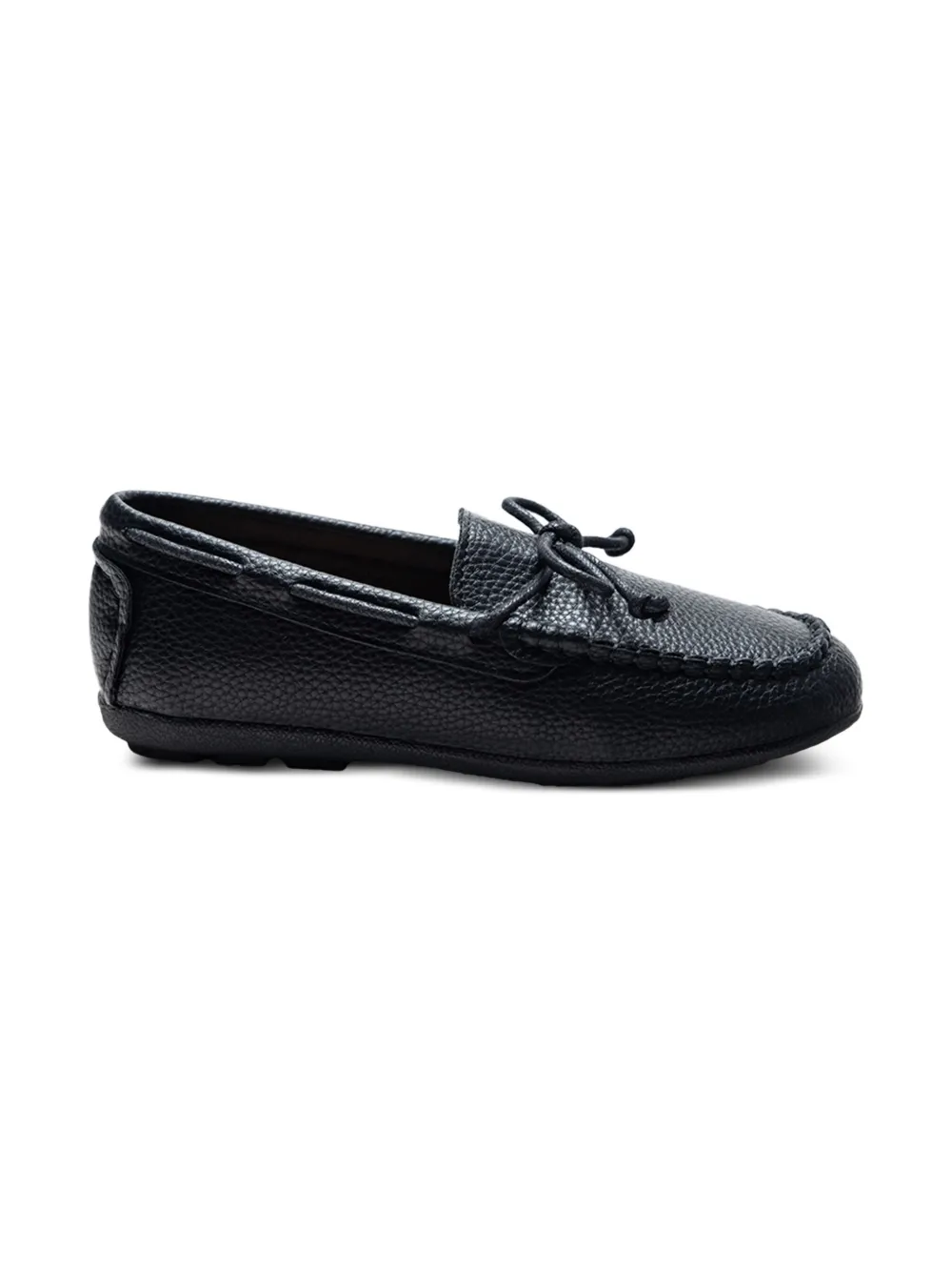 Moustache Loafers met strikdetail - Zwart