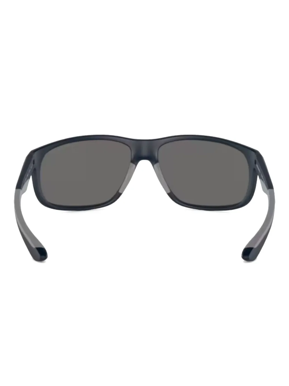 Emporio Armani Zonnebril met vierkant montuur Blauw