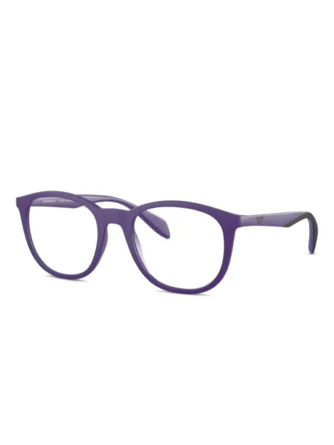 Emporio Armani Brille mit eckigem Gestell