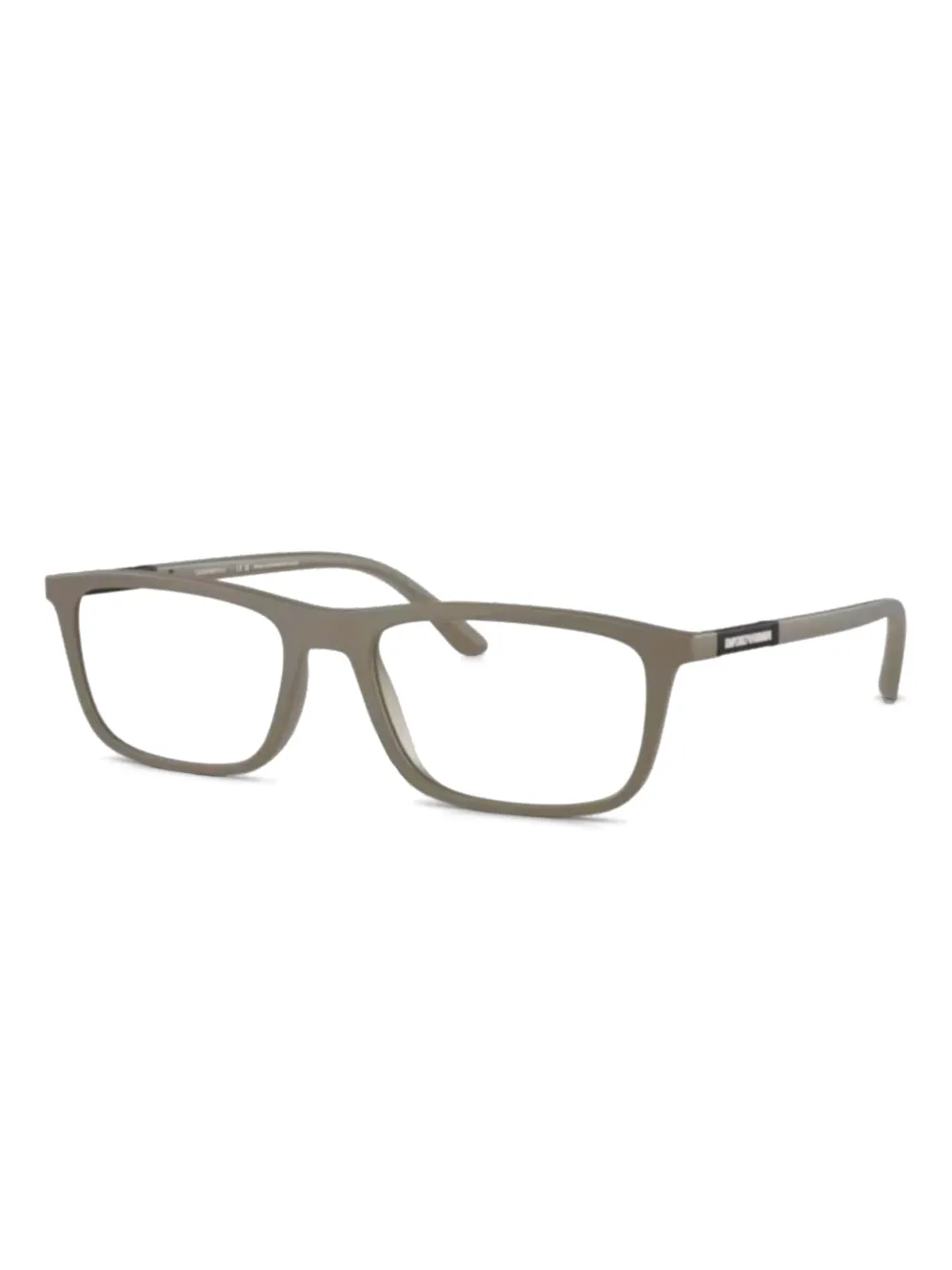 Emporio Armani rectangle-frame glasses | Grey | Image 1