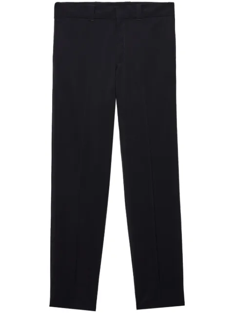 Prada triangle-logo trousers 