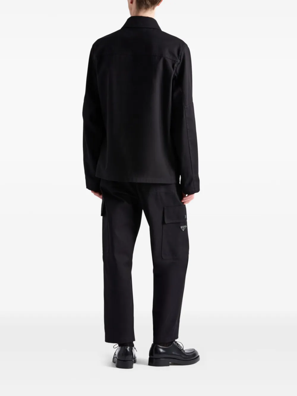 Prada Broek met logo Zwart