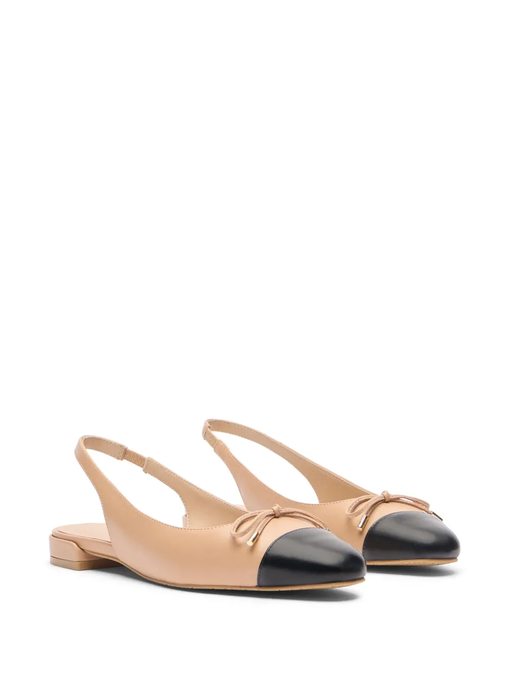 Stuart Weitzman Sleek Bow ballet flats Neutrals