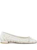 Stuart Weitzman Arabella ballet flats - White