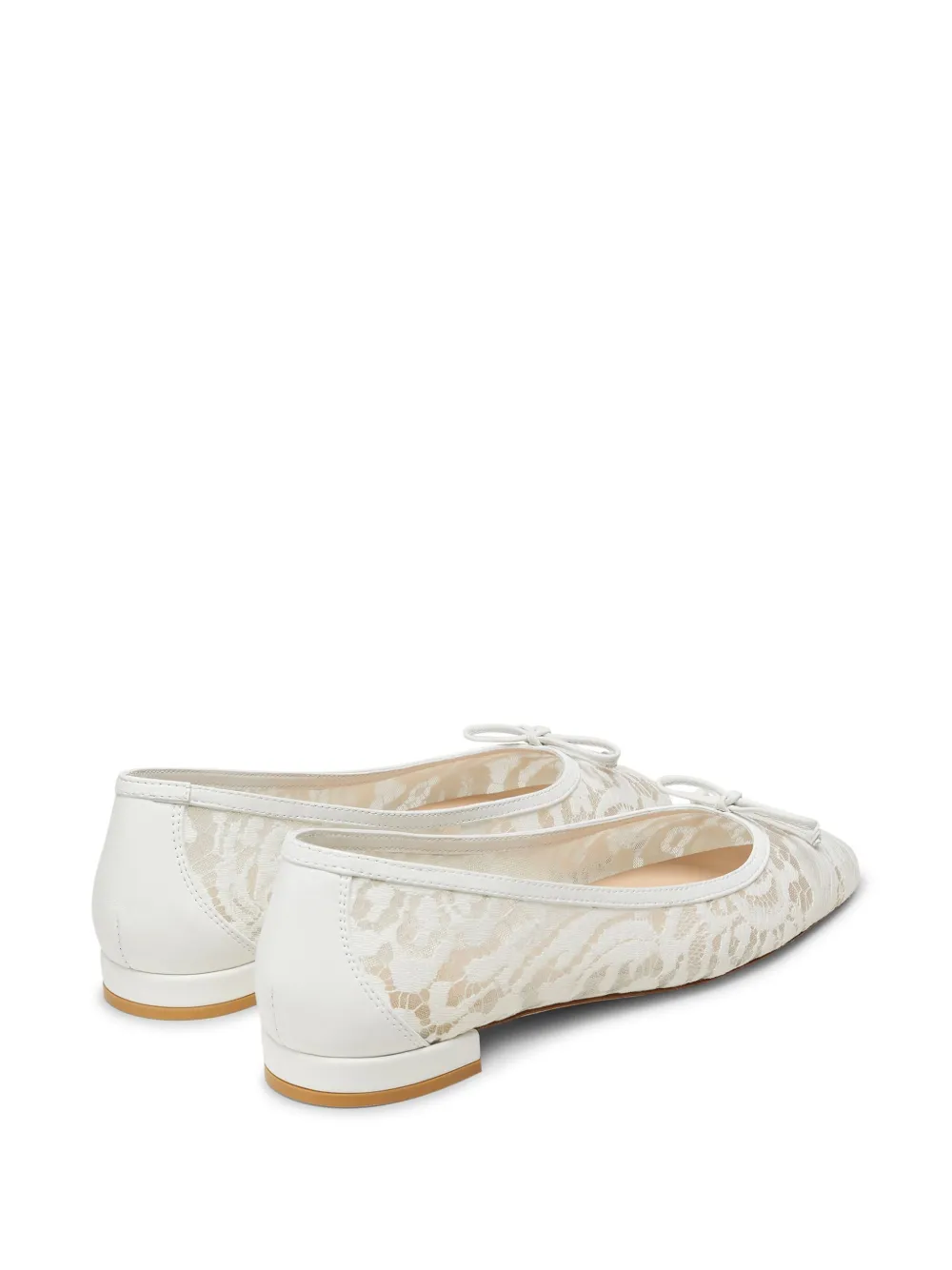 Stuart Weitzman Arabella ballet flats White