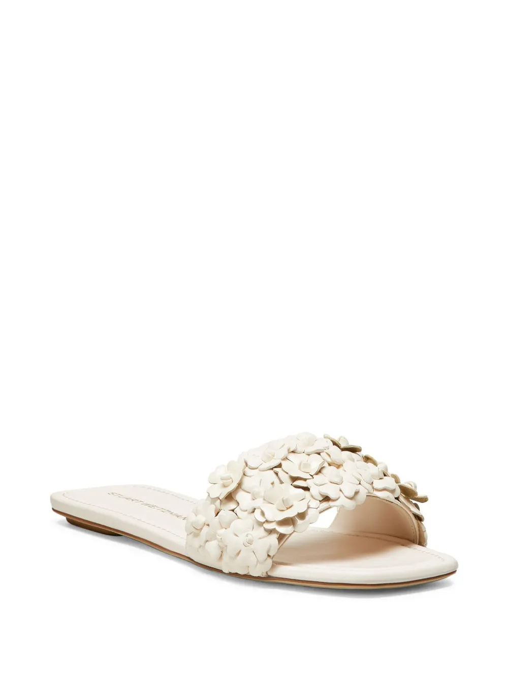 Stuart Weitzman Meadow slides White