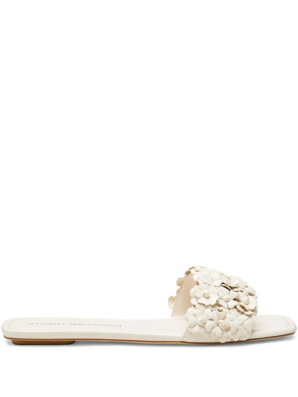 Stuart Weitzman Meadow slippers Wit