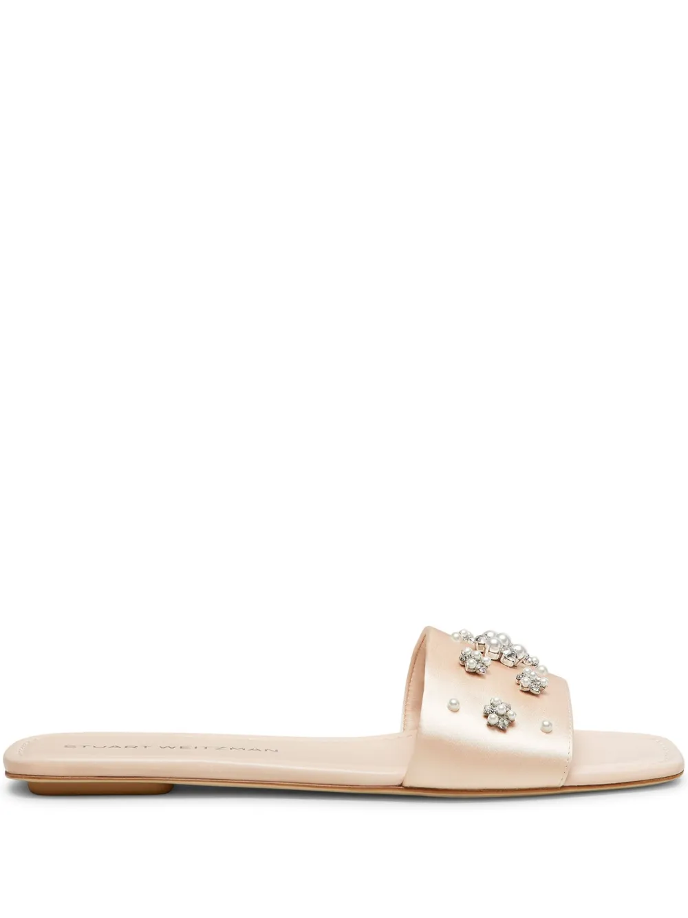 Stuart Weitzman Poppy slides Neutrals