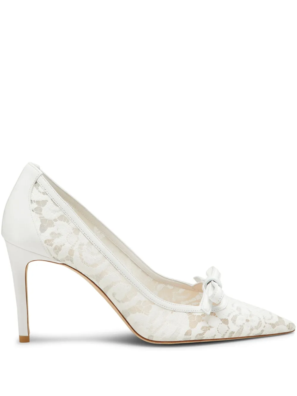 Stuart Weitzman 85mm Felicity pumps White