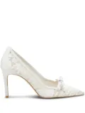 Stuart Weitzman 85mm Felicity pumps - White