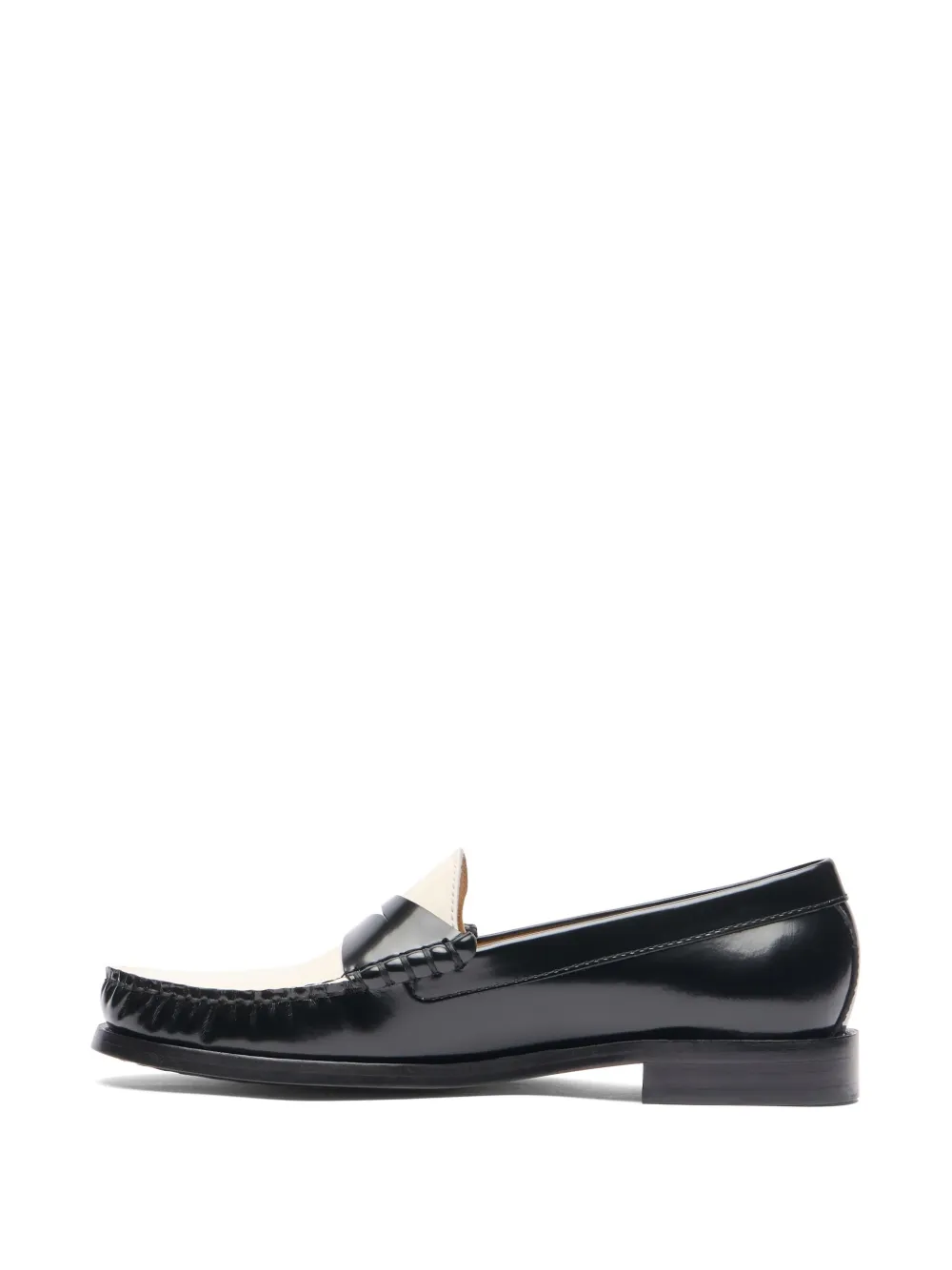 Stuart Weitzman Leren loafers Zwart