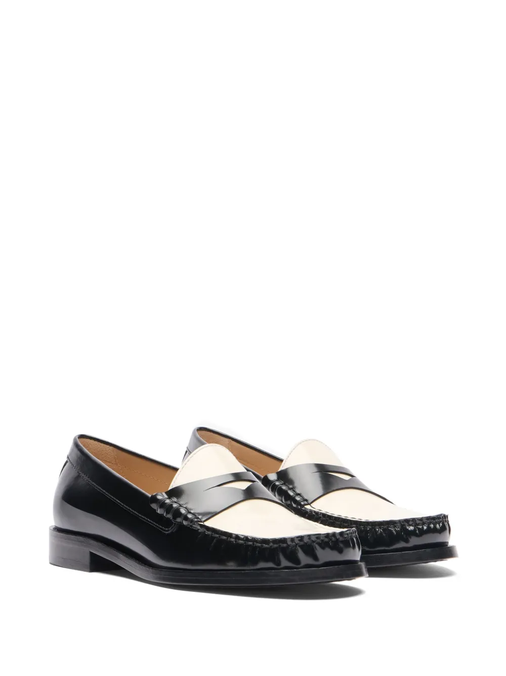 Stuart Weitzman leather loafers - Zwart