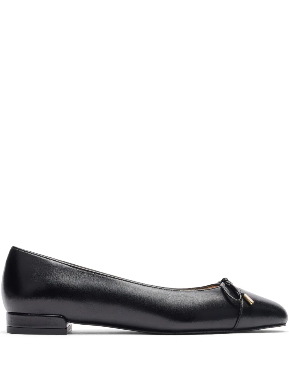 Stuart Weitzman Sleek Bow ballet flats Black