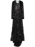 Victoria Beckham sequined tulle gown - Black