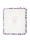 PUCCI Junior logo-embroidered blanket - White