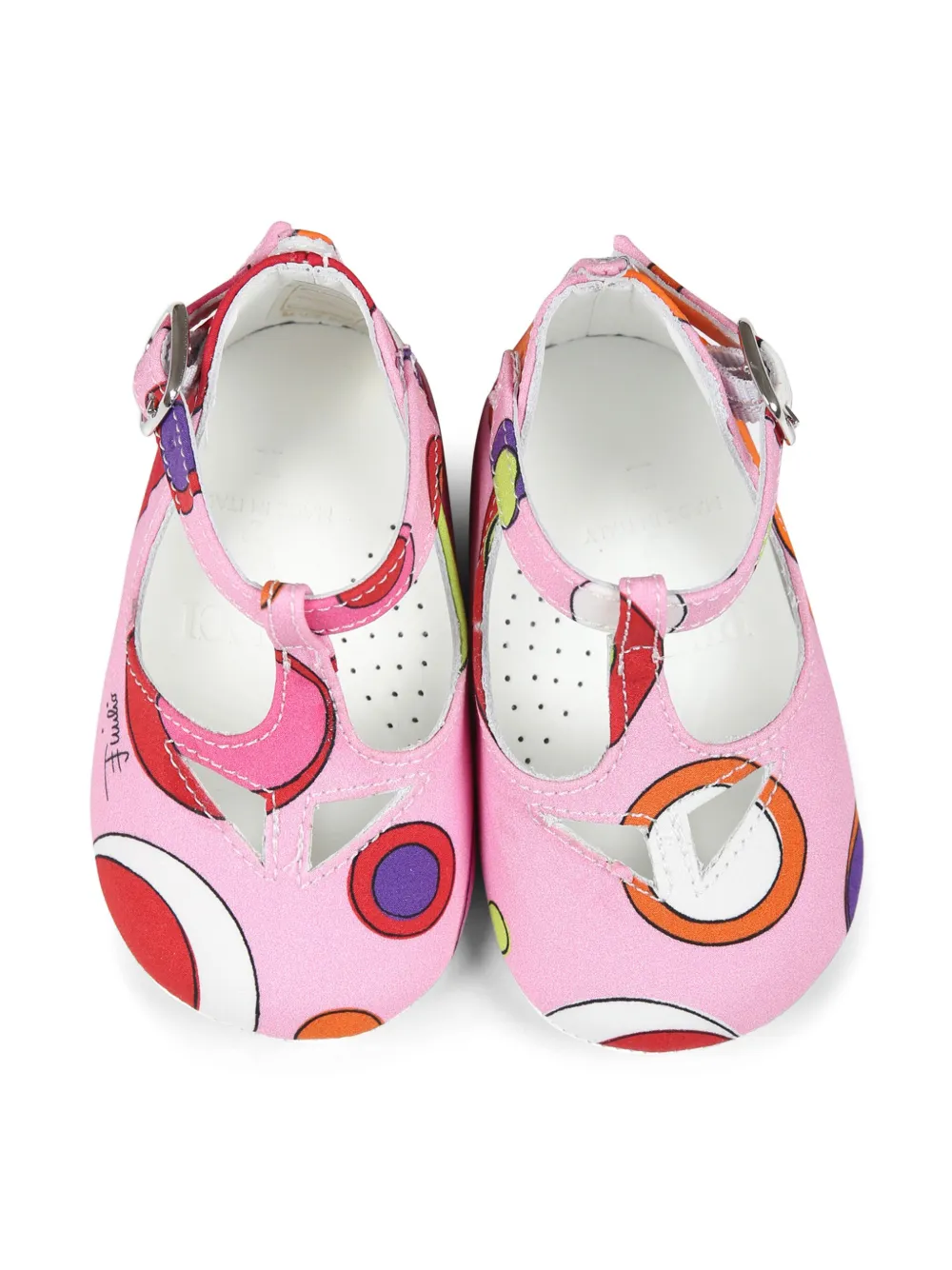 PUCCI Junior printed ballet flats Pink