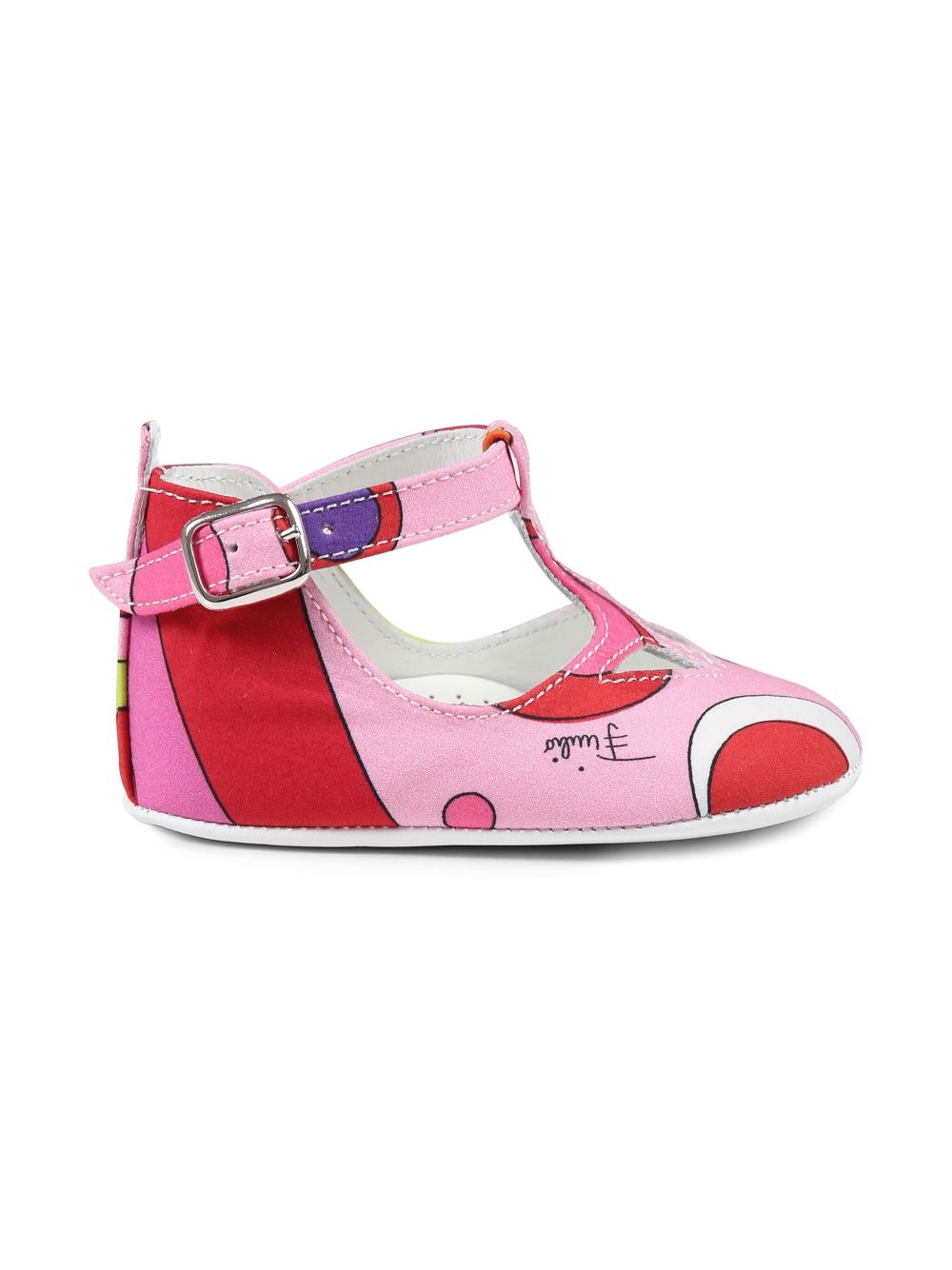 PUCCI Junior printed ballet flats - Roze