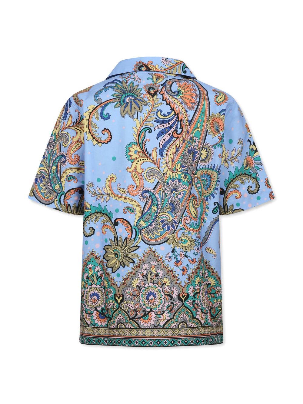 ETRO KIDS paisley-print shirt - Blauw