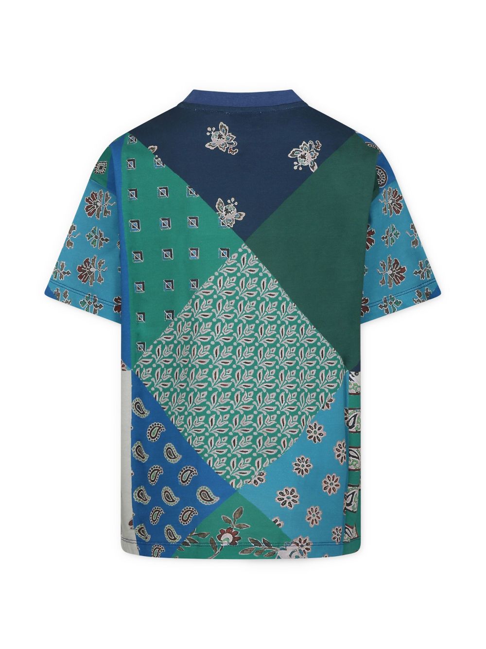 ETRO KIDS bandana-print T-shirt - Blue