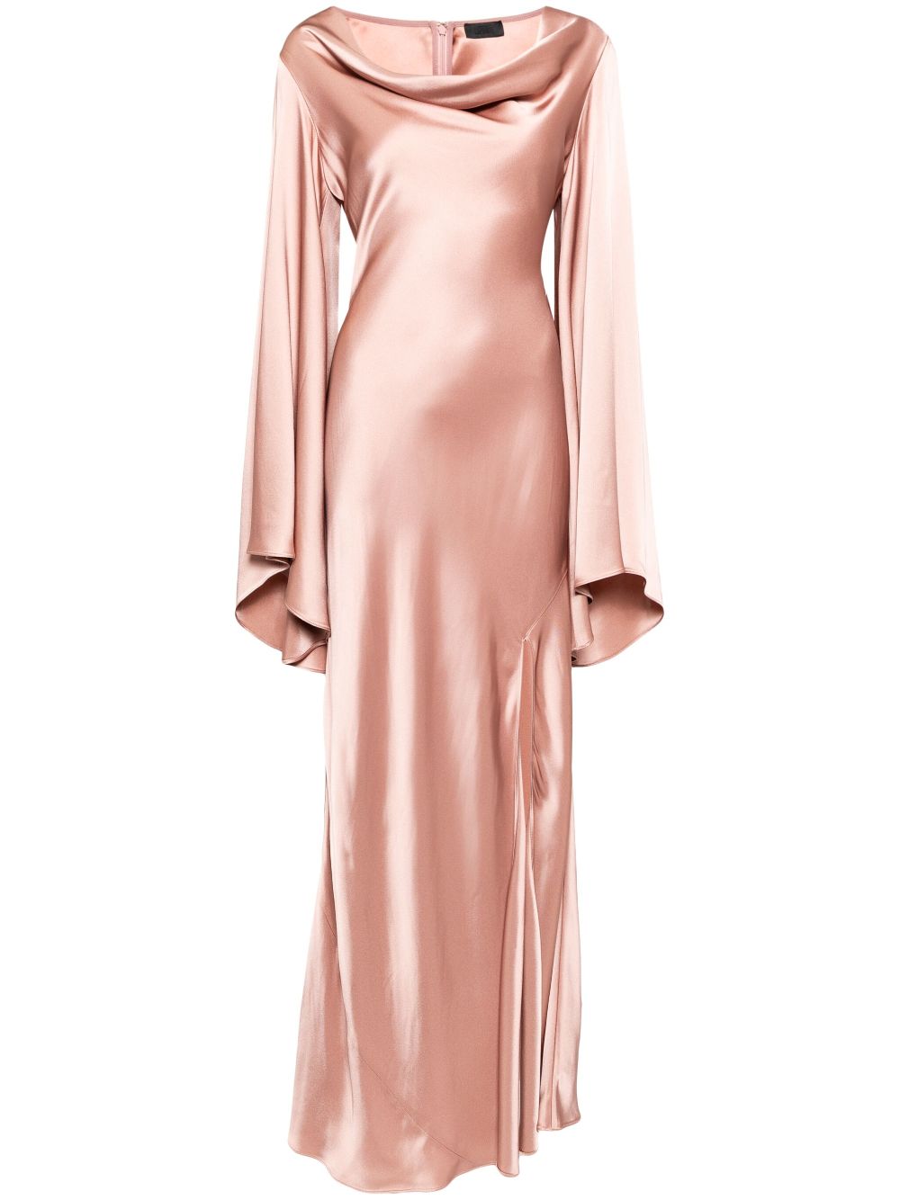 LAPOINTE Satin Cowl Neck Gown - Pink