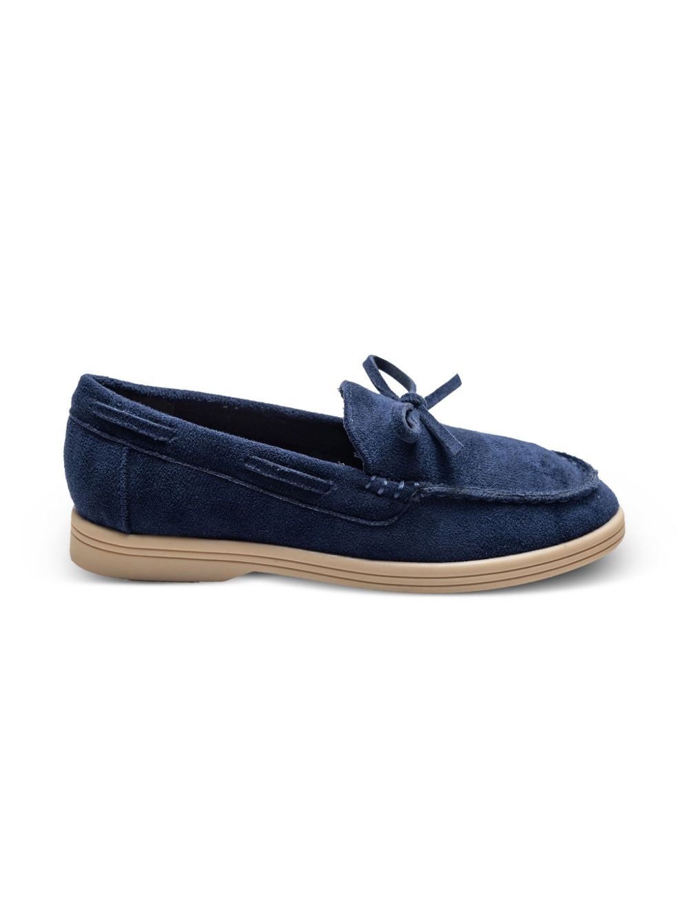 Moustache Loafers met strikdetail - Blauw