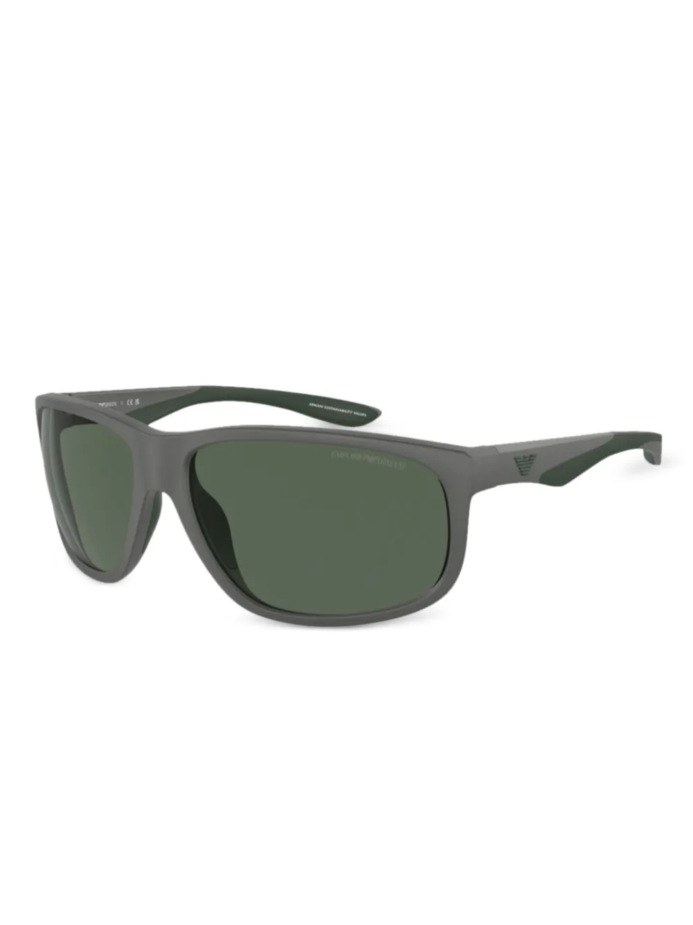 Emporio Armani pilot-frame sunglasses – Grey Emporio Armani pilot-frame sunglasses – Grey