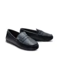 Moustache penny-slot loafers - Black