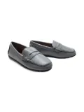 Moustache penny-slot loafers - Grey