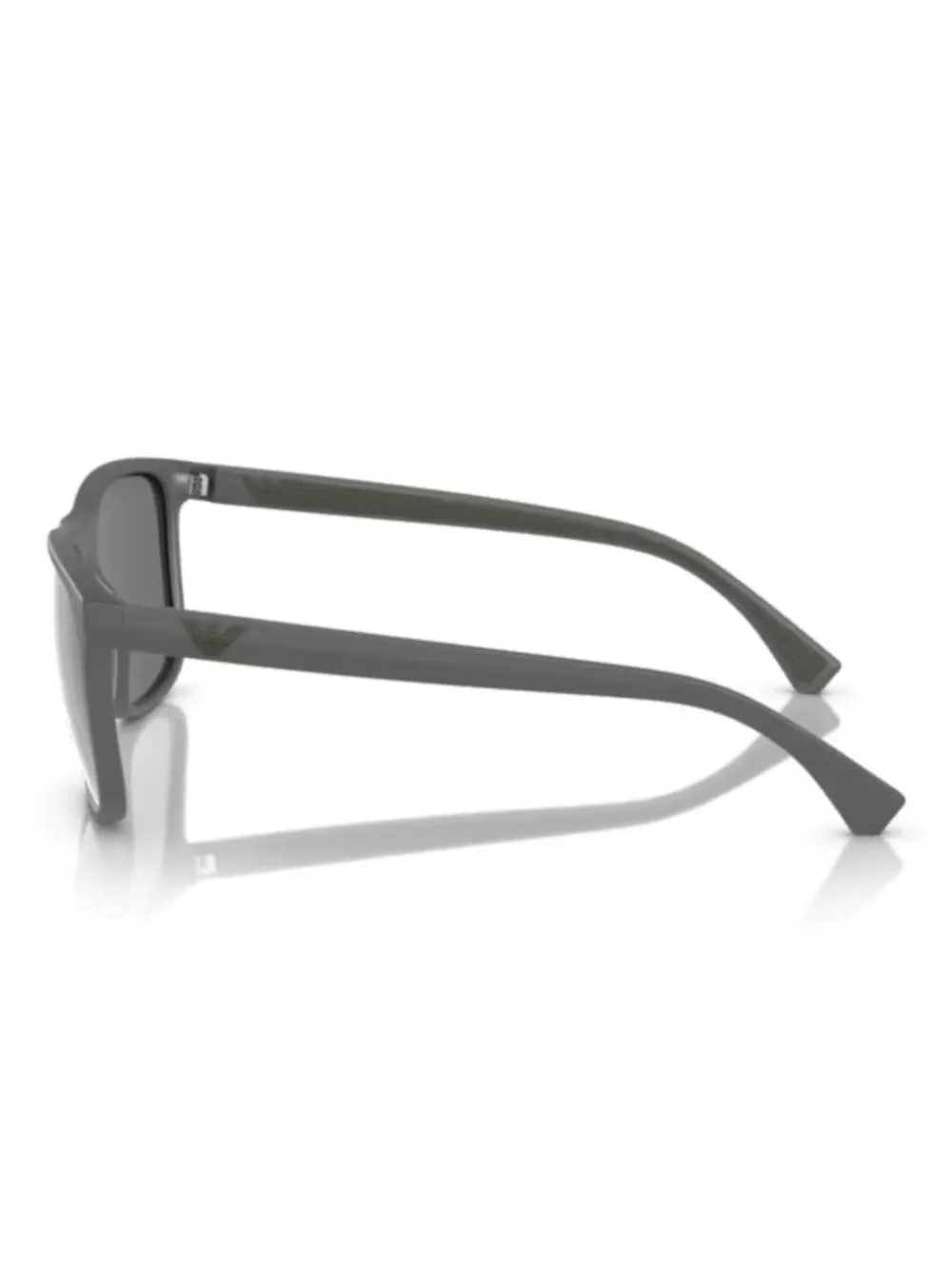 Emporio Armani Zonnebril met vierkant montuur Grijs