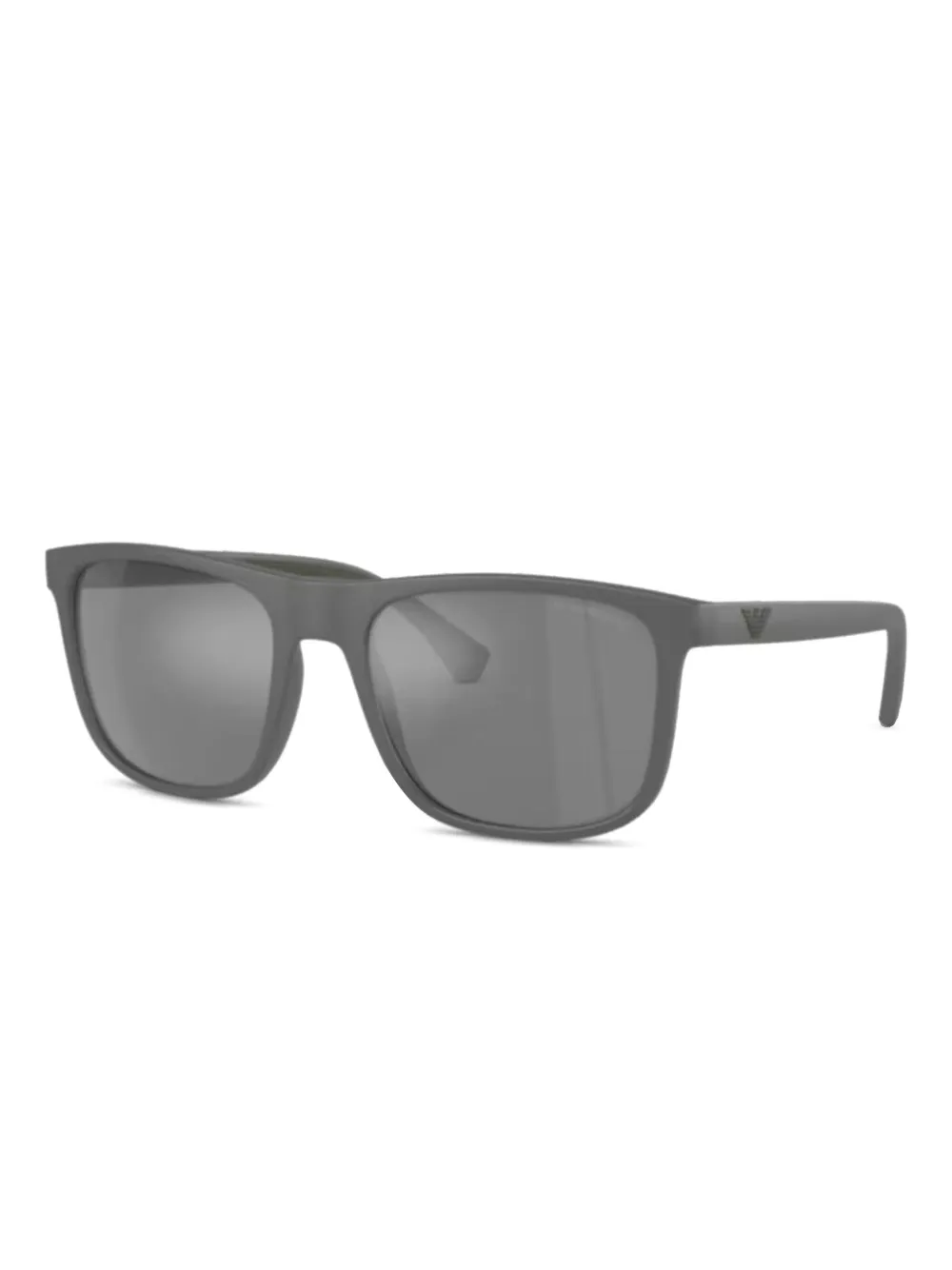 Emporio Armani Zonnebril met vierkant montuur Grijs