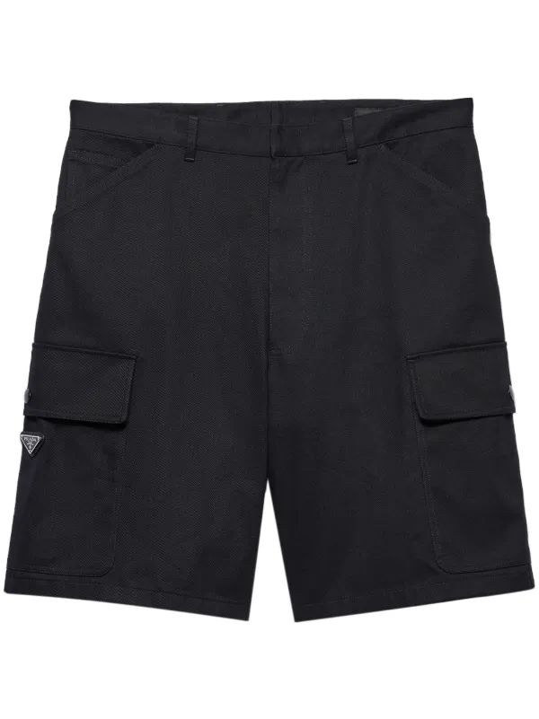Prada バミューダショーツ | ブラック | FARFETCH JP