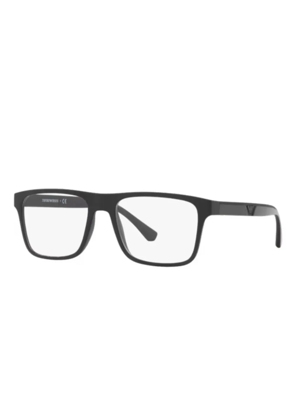 Emporio Armani lentes con armazón cuadrada | negro | Image 1