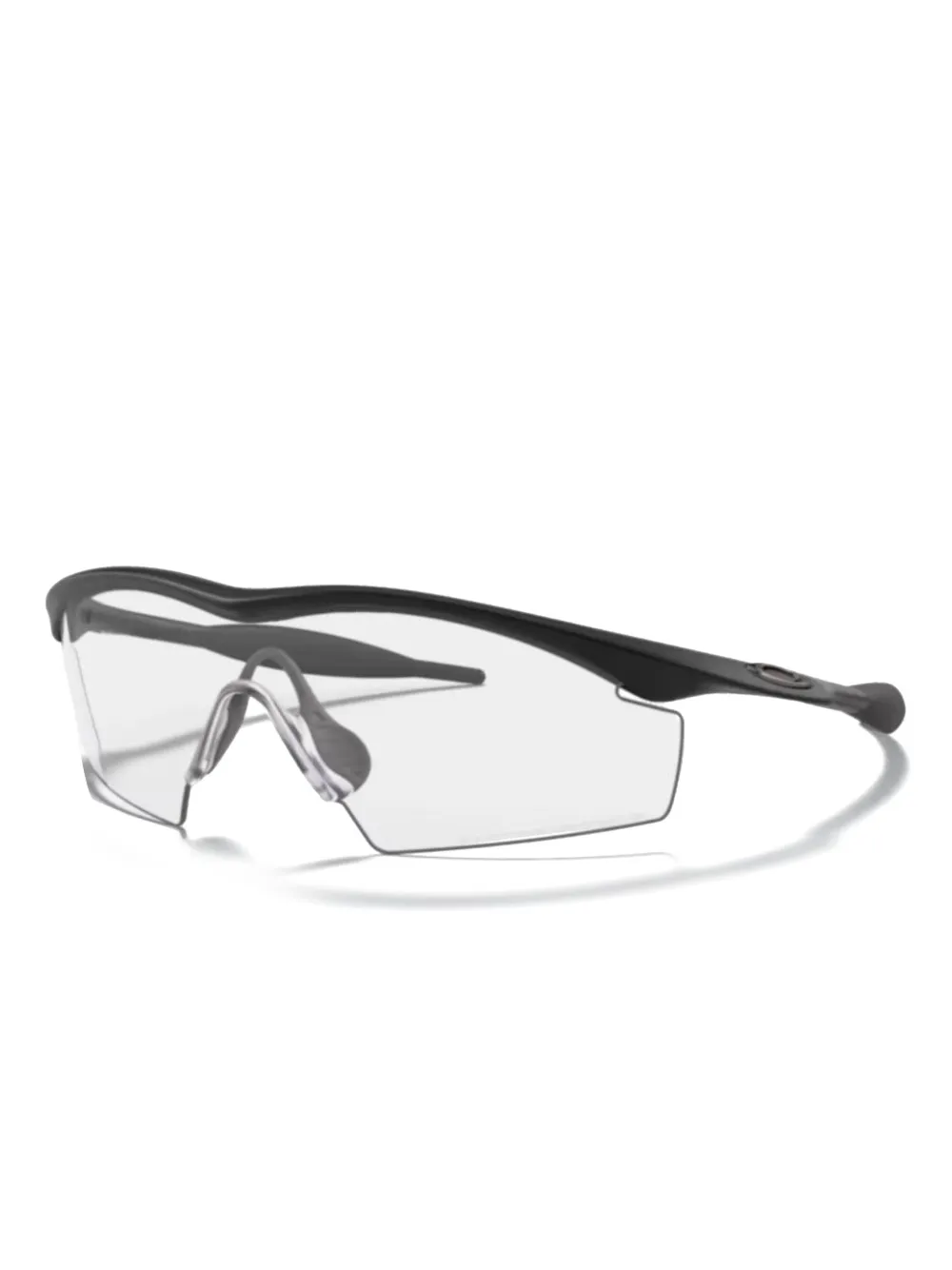Oakley Zonnebril met schild montuur Zwart