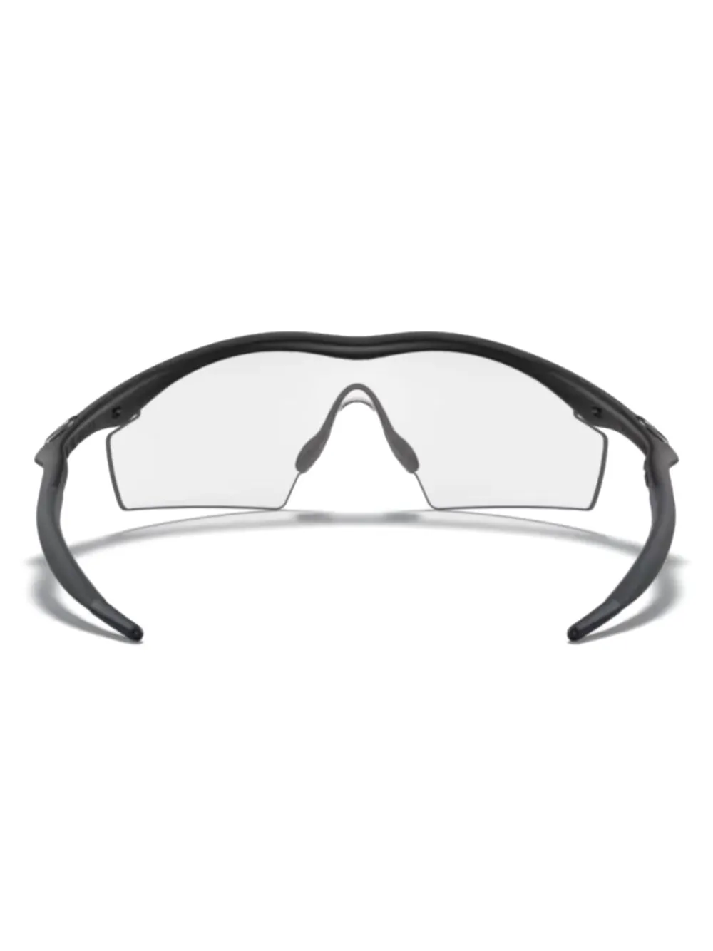 Oakley Zonnebril met schild montuur Zwart