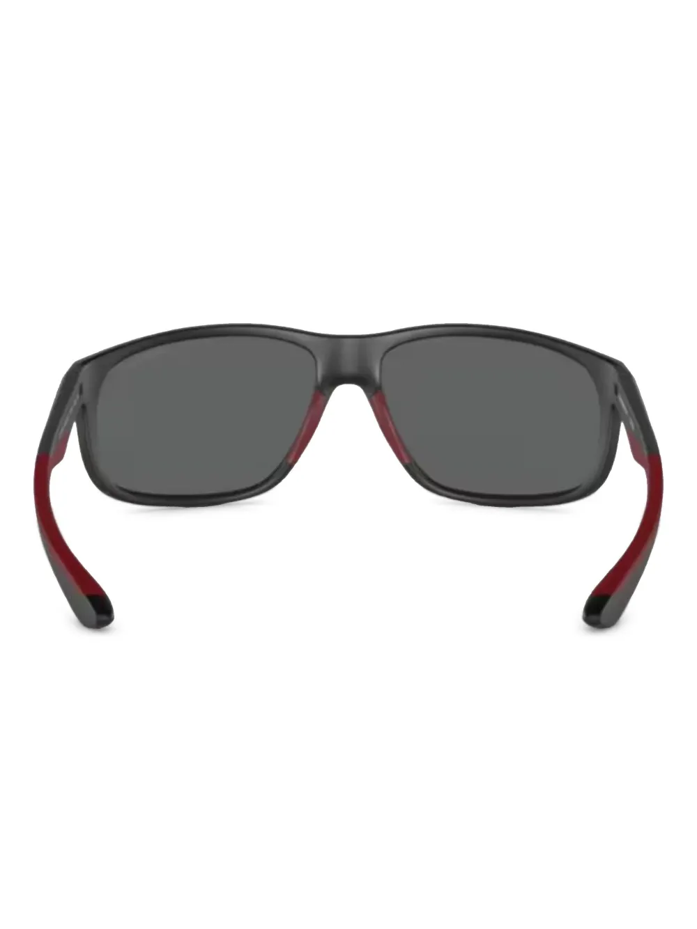 Emporio Armani Zonnebril met tweekleurig montuur Zwart