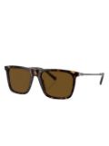 Bvlgari square-frame sunglasses - Brown