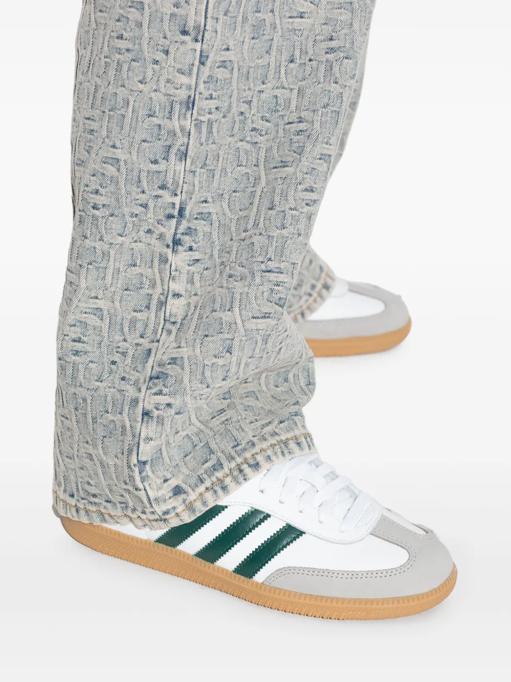 adidas Samba OG "Cloud White/Collegiate Green/Grey Two/Gum" 运动鞋 | Image 6