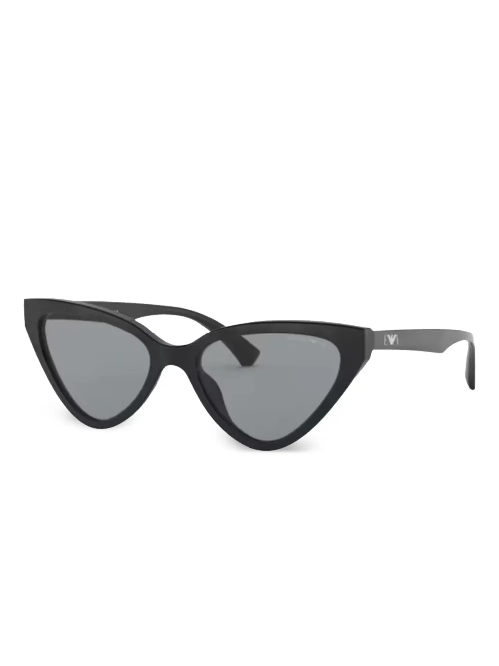 Emporio Armani Zonnebril met cat-eye montuur Zwart