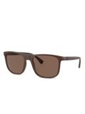 Emporio Armani square frame sunglasses - Brown