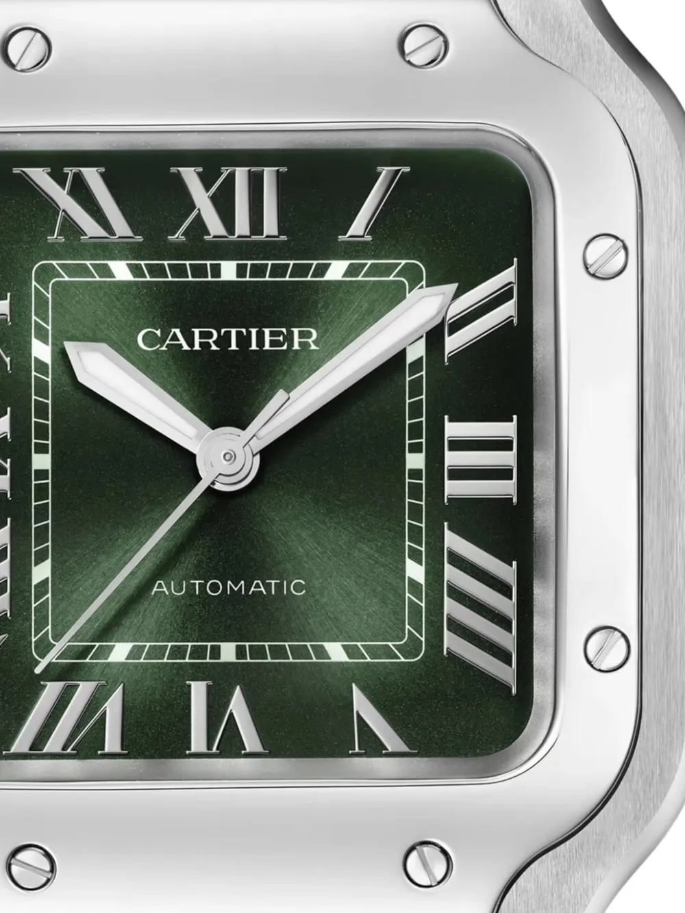 Cartier 2024 pre-owned Santos 47 mm - Groen