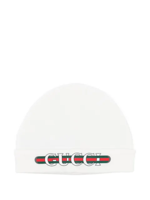 Gucci Kids printed cotton beanie