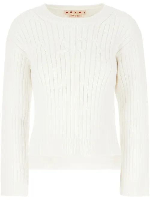 Pull en coton mélangé - Marni - Modalova