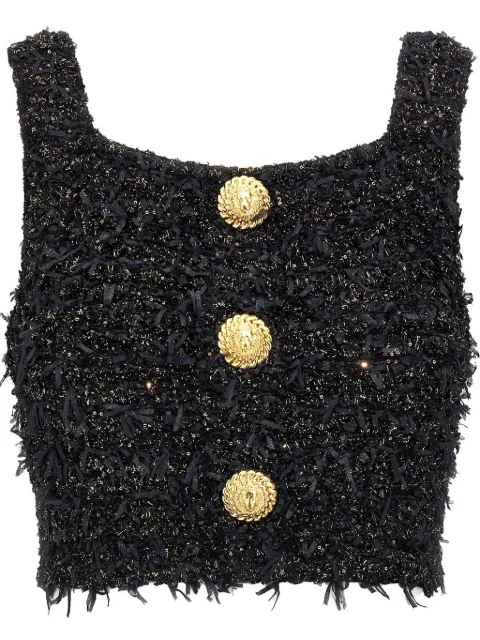 Balmain top de tweed