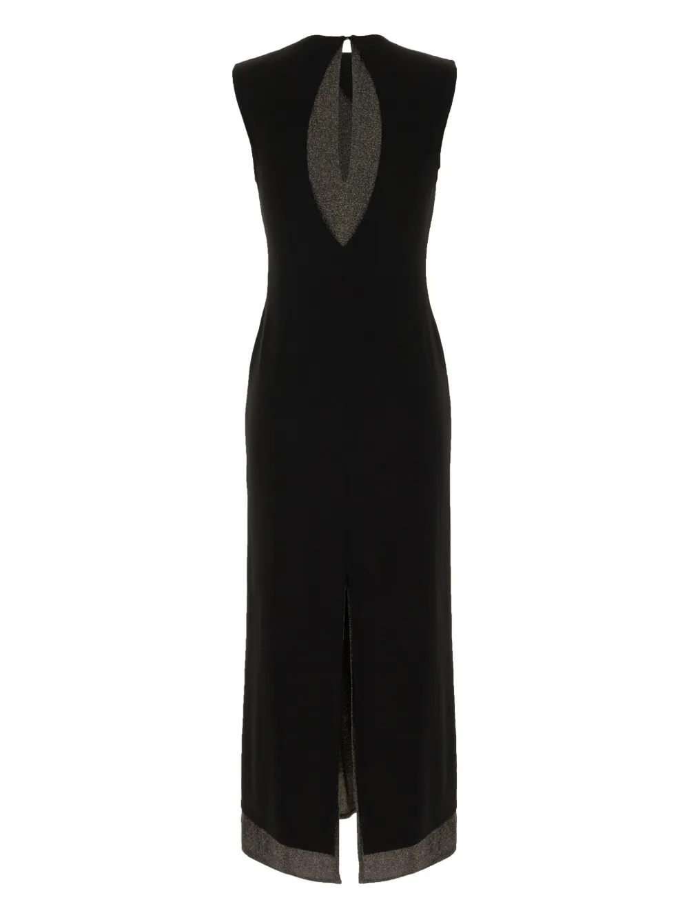 FENDI cut-out midi dress - Zwart