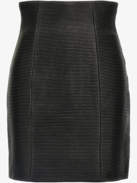 Balmain falda con cintura alta