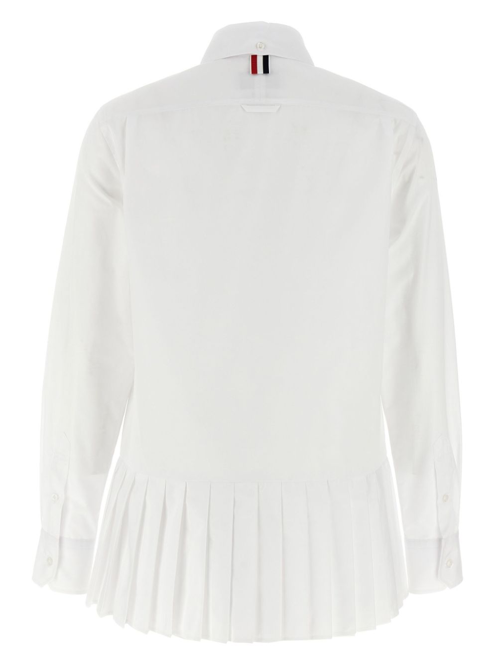 Thom Browne pleated shirt - Wit