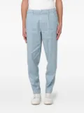Re-Hash elastic-waist welt-pockets trousers - Blue