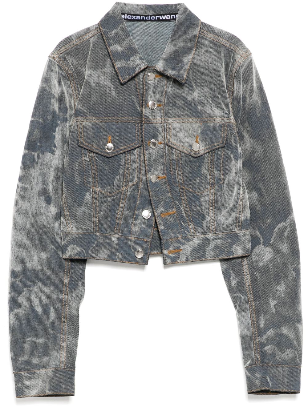 Alexander Wang faded effect jacket - Grey